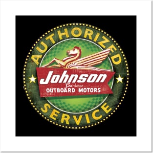 Johnson Seahorse Vintage Outboard Motors Posters and Art